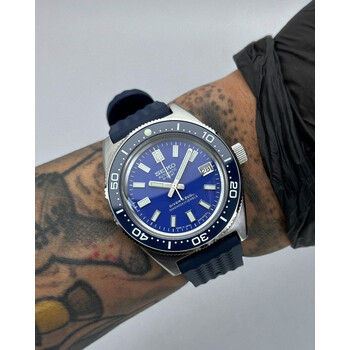 Custom Seiko Mod • Blue 62Mas v3 Automatic Watch • 40mm